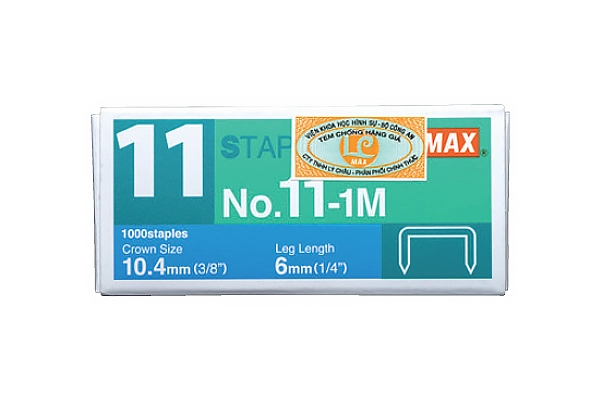 MAX No.11-1M Staples